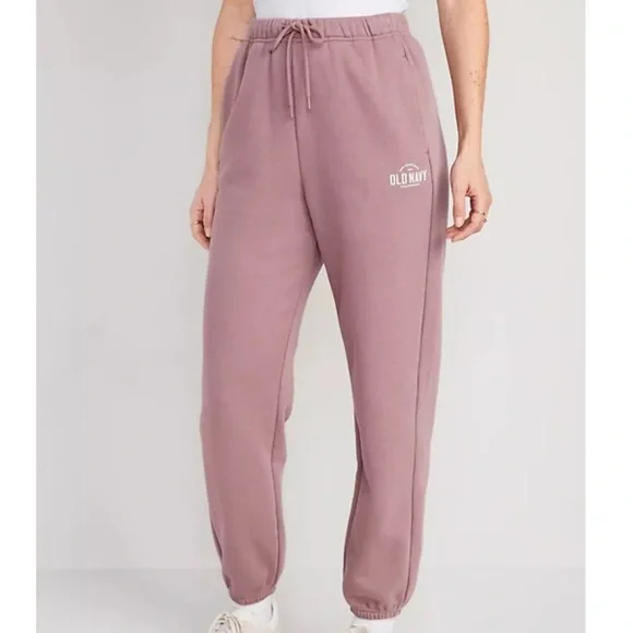 Old Navy High Waisted Sweatpants Cuffed Light Purple Size XS Cotton Soft - Picture 2 of 8